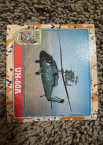 1991 Topps #130 UH-60A — front