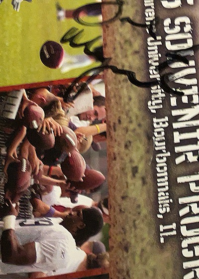 Bourbonnais Souvenir Program — front