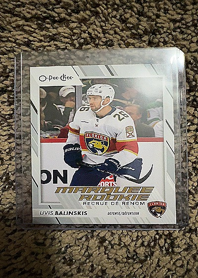 2023-24 O-Pee-Chee Marquee Rookie Uvis Balinskis — front