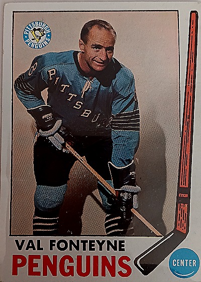 1969-70 Topps Val Fonteyne #119 — front