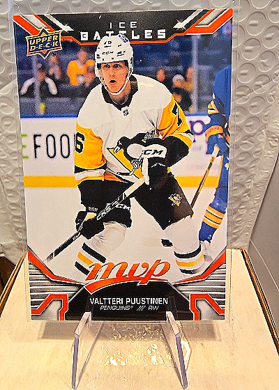 2022-23 Upper Deck MVP Ice Battles Valtteri Puustinen — front