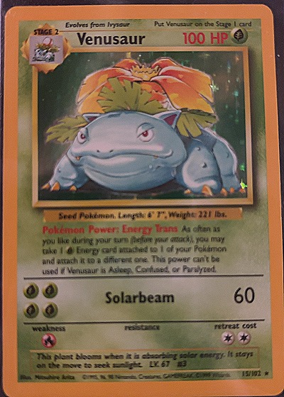Venusaur - Base Set Unlimited — front