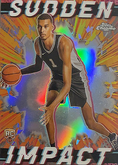 2023-24 Topps Chrome Sudden Impact Victor Wembanyama — front