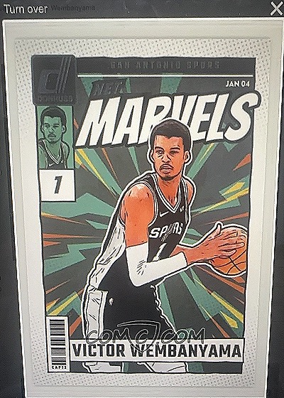 2024-25 Panini Donruss Net Marvels Victor Wembanyama — front