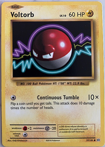 Voltorb 39/108 XY Evolutions — front