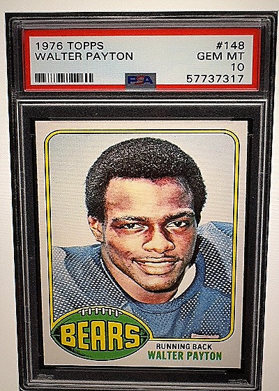 1976 Topps Walter Payton Rookie Card — front