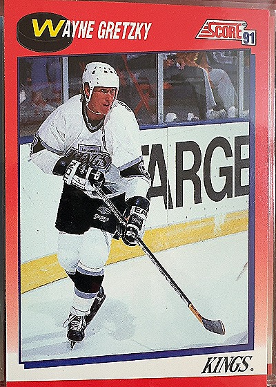 1991-92 Score Wayne Gretzky — front