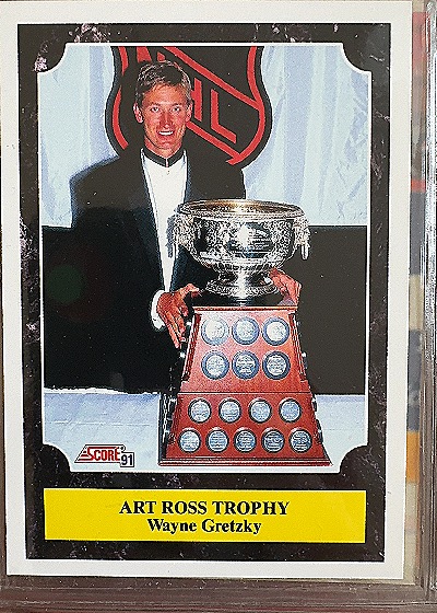 Art Ross Trophy Wayne Gretzky — front