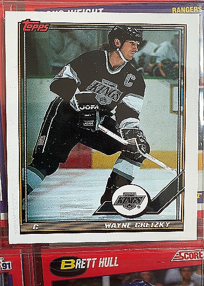 1991-92 Topps Wayne Gretzky #321 — front