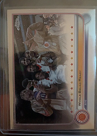 2022 Topps Chrome McDonald's All American #49 Whole Squad Ready — front
