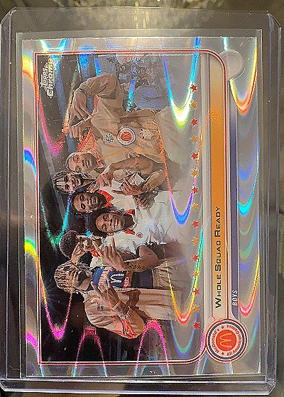 2022 Topps Chrome McDonald's All American Whole Squad Ready — front
