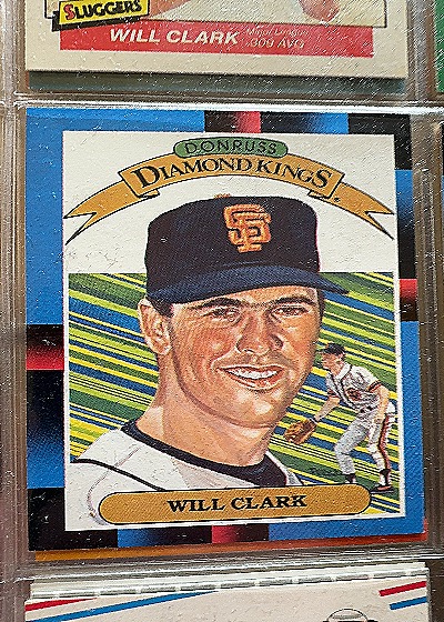 1988 Donruss Diamond Kings Will Clark — front