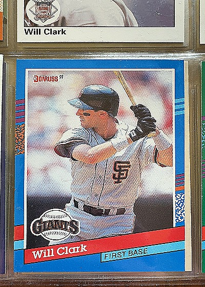 1991 Donruss #86 Will Clark — front