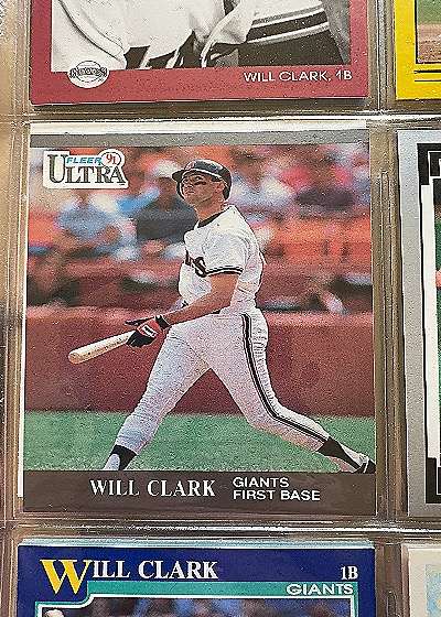 Will Clark 1991 Fleer Ultra #318 — front