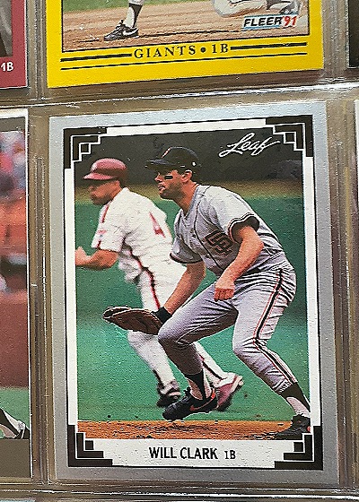 Will Clark 1991 Leaf #238 — front