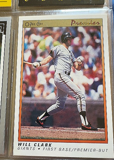 Will Clark 1991 O-Pee-Chee Premier #22 — front