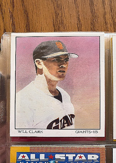 1990 Score Dream Team #684 Will Clark — front