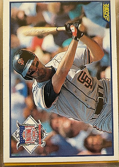 1990 Score Will Clark #699 — front