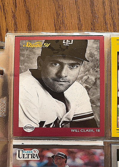 1991 Studio Will Clark #254 — front
