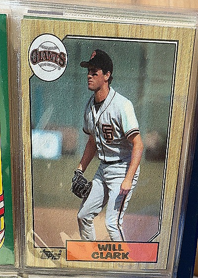 1987 Topps Will Clark #420 — front