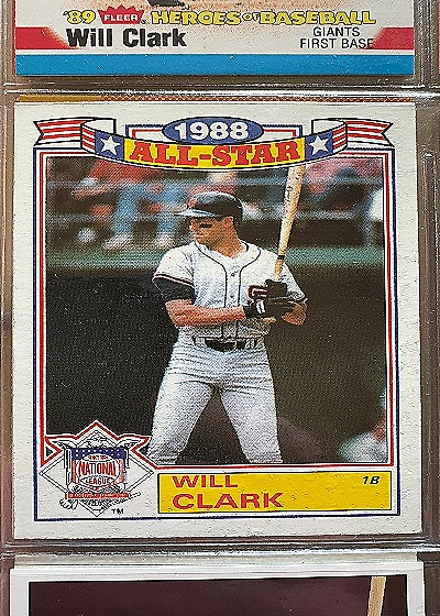 1988 Topps All-Star Will Clark — front