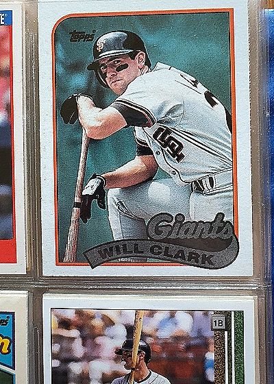 1989 Topps Will Clark #660 — front