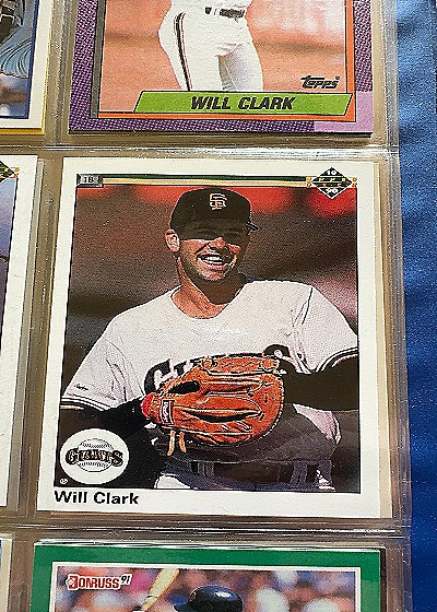 1990 Upper Deck #556 Will Clark — front