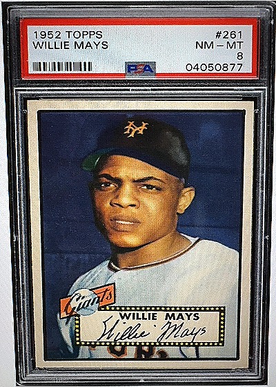 1952 Topps Willie Mays #261 — front