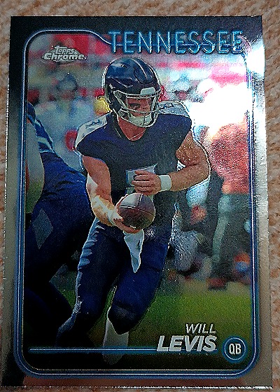 2024 Topps Chrome Will Levis Tennessee — front
