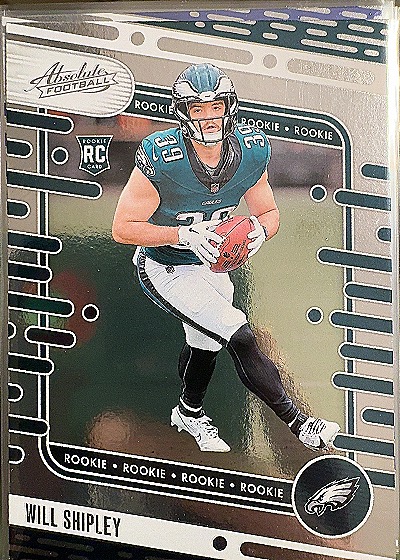 2024 Panini Absolute #187 Will Shipley Rookie Card — front