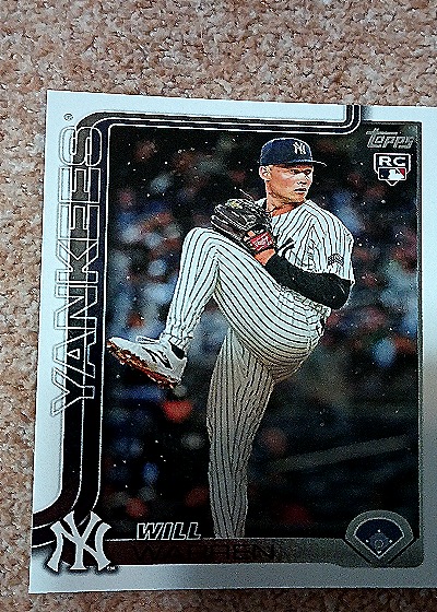 Will Warren 2025 Topps Series 1 RC — front