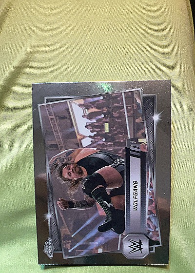 2025 Topps Chrome WWE Wolfgang — front