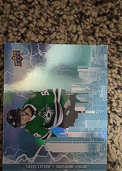 2024-25 Upper Deck ElectriCITY Wyatt Johnston — front