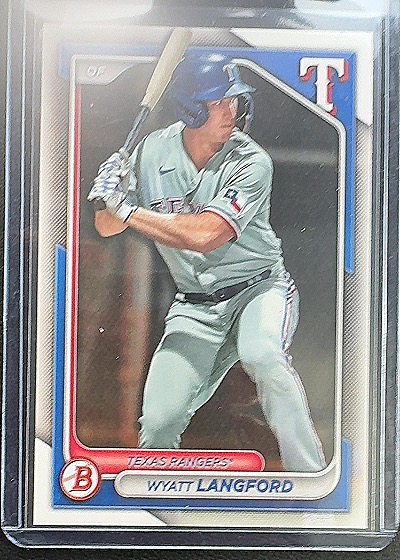 2024 Bowman Prospects Wyatt Langford — front