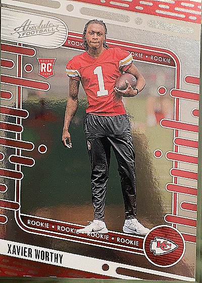 2024 Panini Absolute Xavier Worthy RC — front
