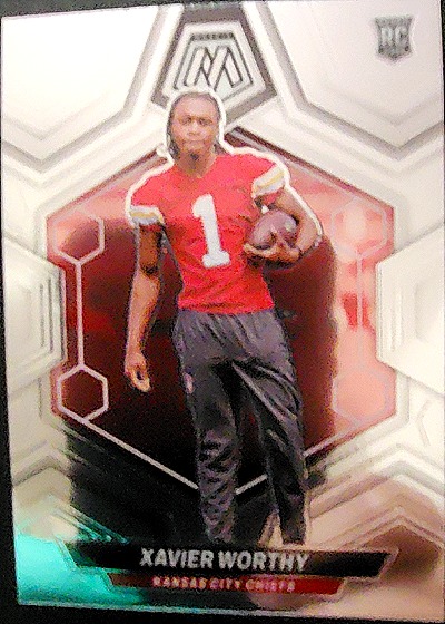 Xavier Worthy 2024 Panini Mosaic Rookie — front