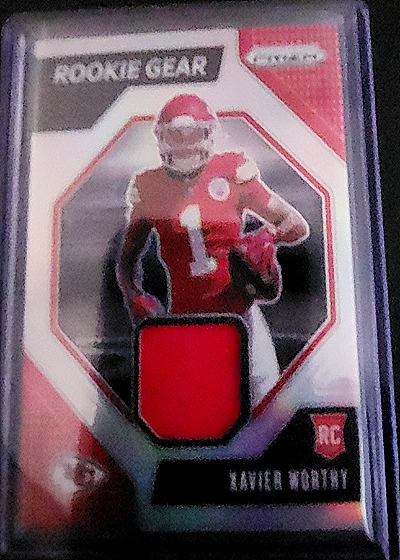 2024 Panini Prizm Rookie Gear Xavier Worthy — front