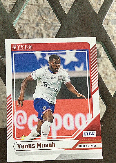Yunus Musah 2024-25 Donruss Soccer — front