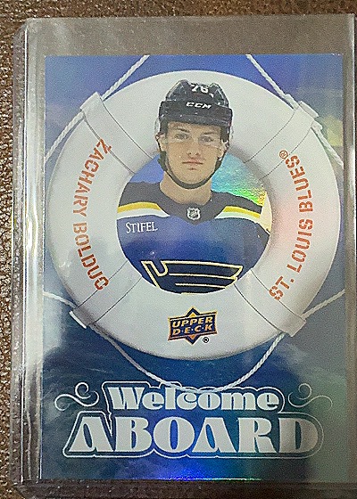 2024-25 Upper Deck Welcome Aboard Zachary Bolduc — front