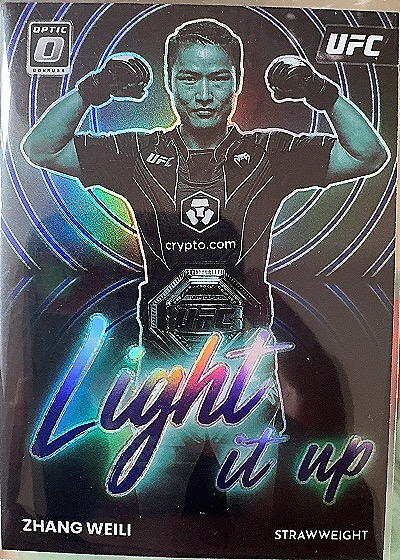2023 Panini Donruss Optic UFC Light It Up #20 Zhang Weili — front