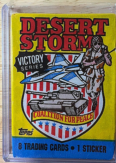 1991 Topps #N/A Desert Storm — front