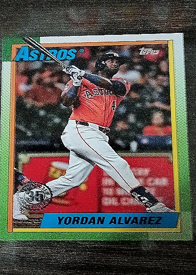 2025 Topps #T90-82 Yordan Alvarez — front