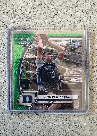 2024 Bowman Chrome #16 Cooper Flagg — front
