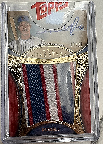 2017 Topps #N/A Addison Russell — front