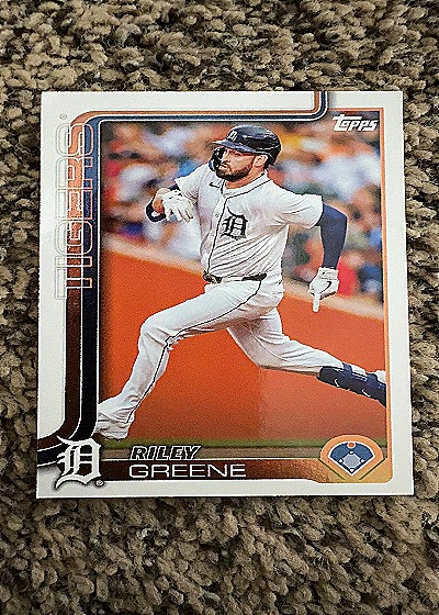 2025 Topps #332 Riley Greene — front