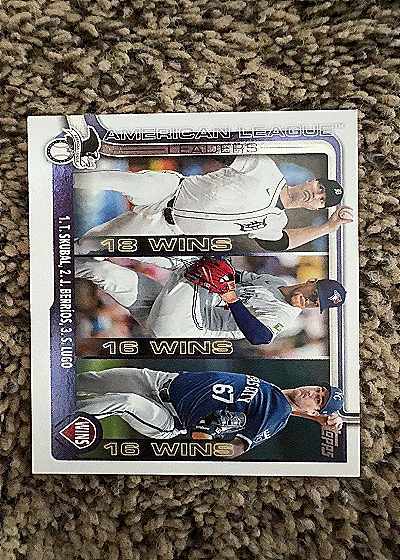 2025 Topps #151 Tarik Skubal, Jose Berrios, Seth Lugo — front