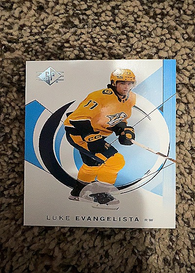 2024 Upper Deck SP #56 Luke Evangelista — front