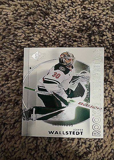 2024 Upper Deck SP #102 Jesper Wallstedt — front