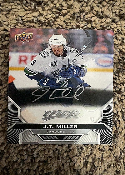 2020 Upper Deck MVP J.T. Miller — front