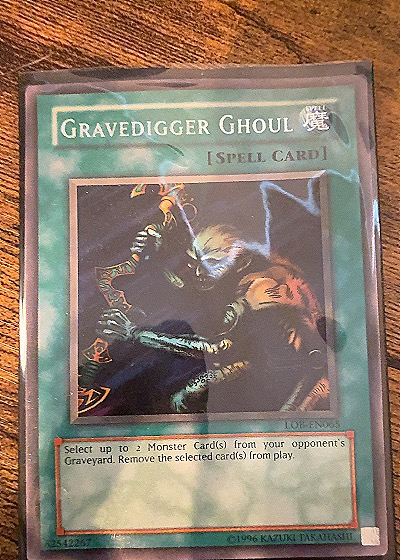 1996 Yu-Gi-Oh! #LOB-065 Gravedigger Ghoul — front